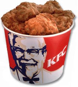 kfc bucket of chicken